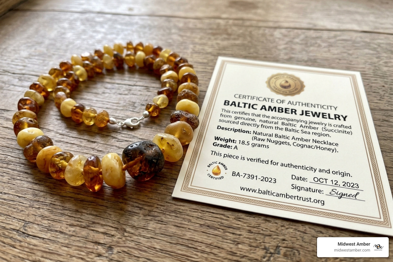 The Natural Truth About Amber Certification Cards