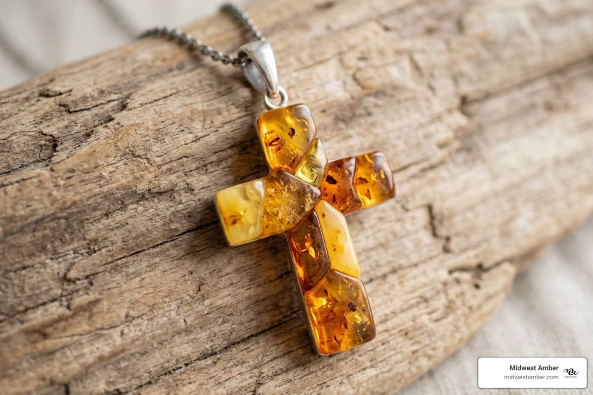 Faith in Amber: How to Choose the Perfect Baltic Amber Cross Pendant