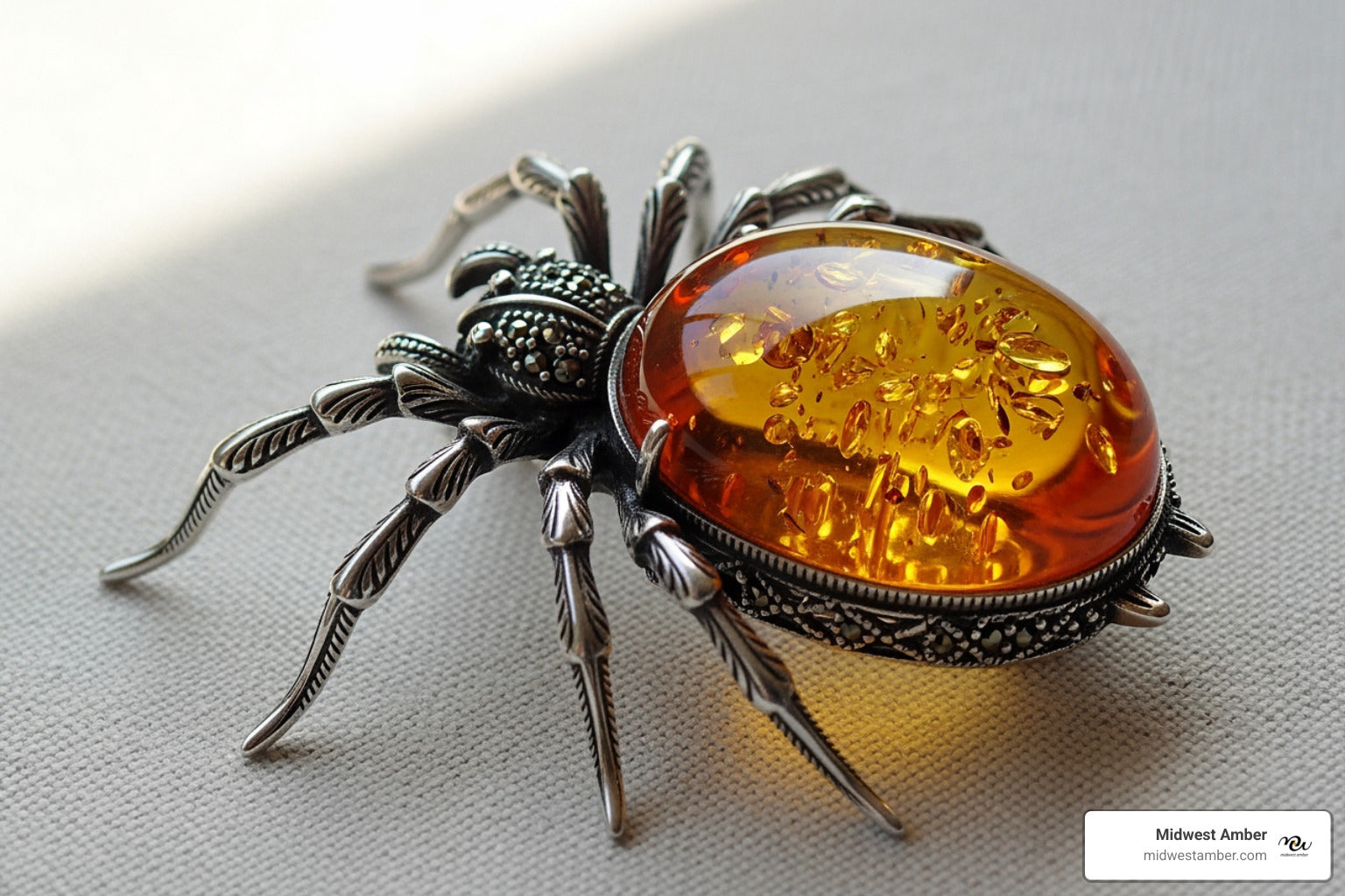 Amber Spider Brooches: A Gem of a Find