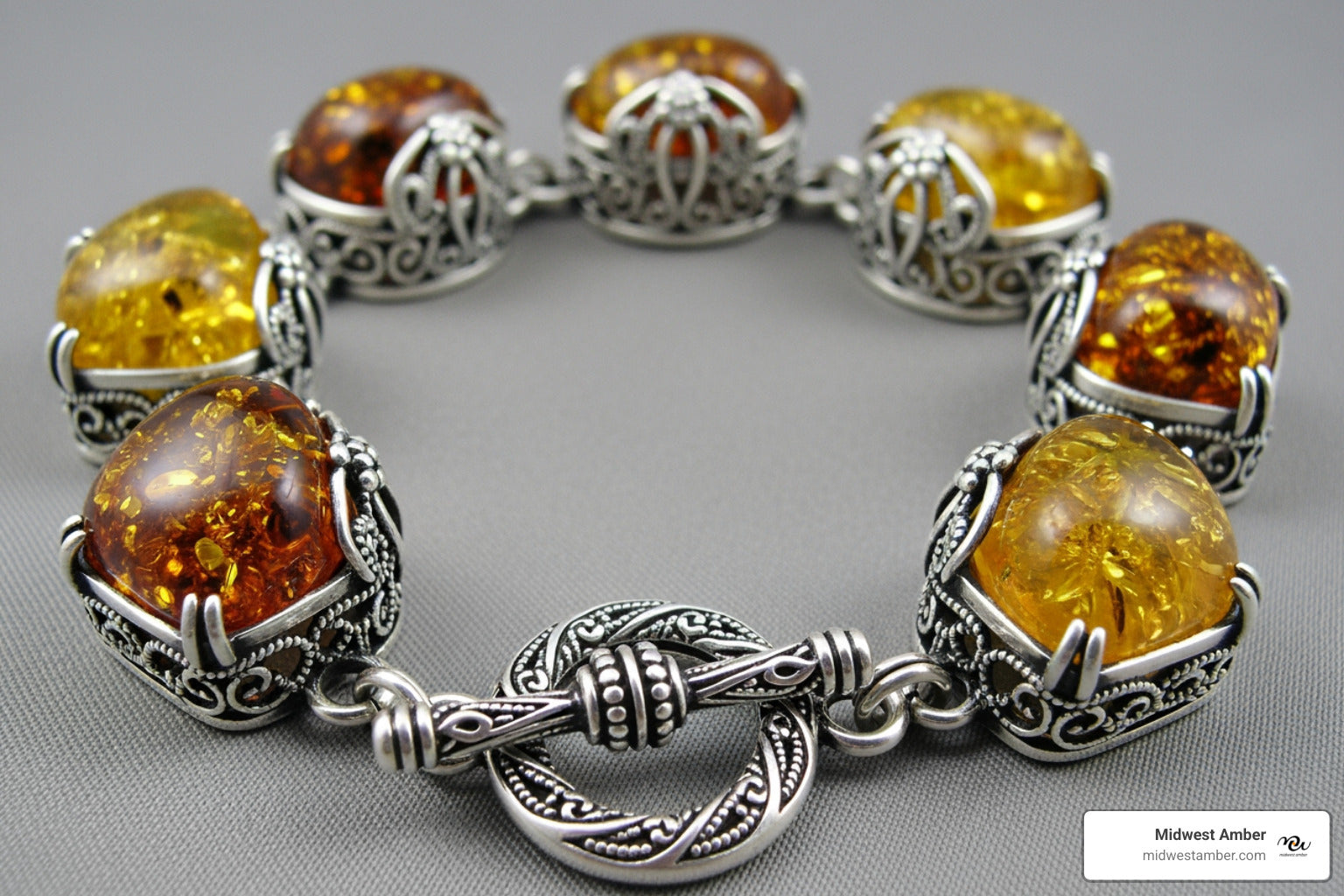 Your Dazzling Guide to Amber Bracelets in Sterling Silver