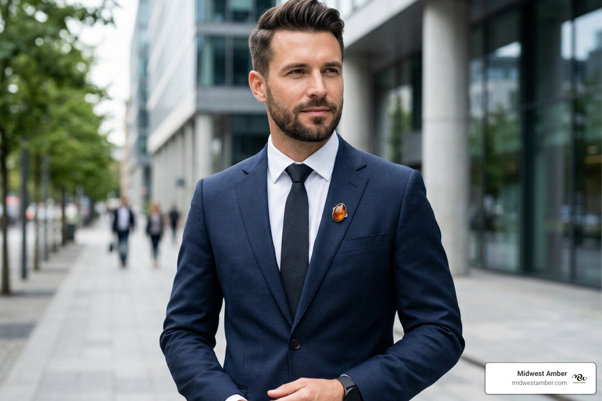 The Ins and Outs of Baltic Amber Brooches for Men