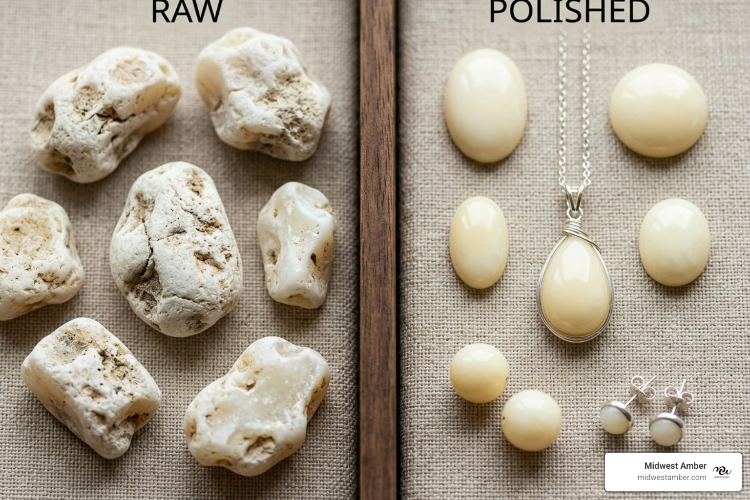 Don't Be Jaded—Go White with These Certified Amber Earrings and Rings