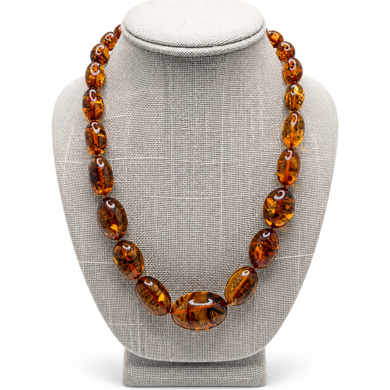 Genuine Baltic Amber Graduated Necklace