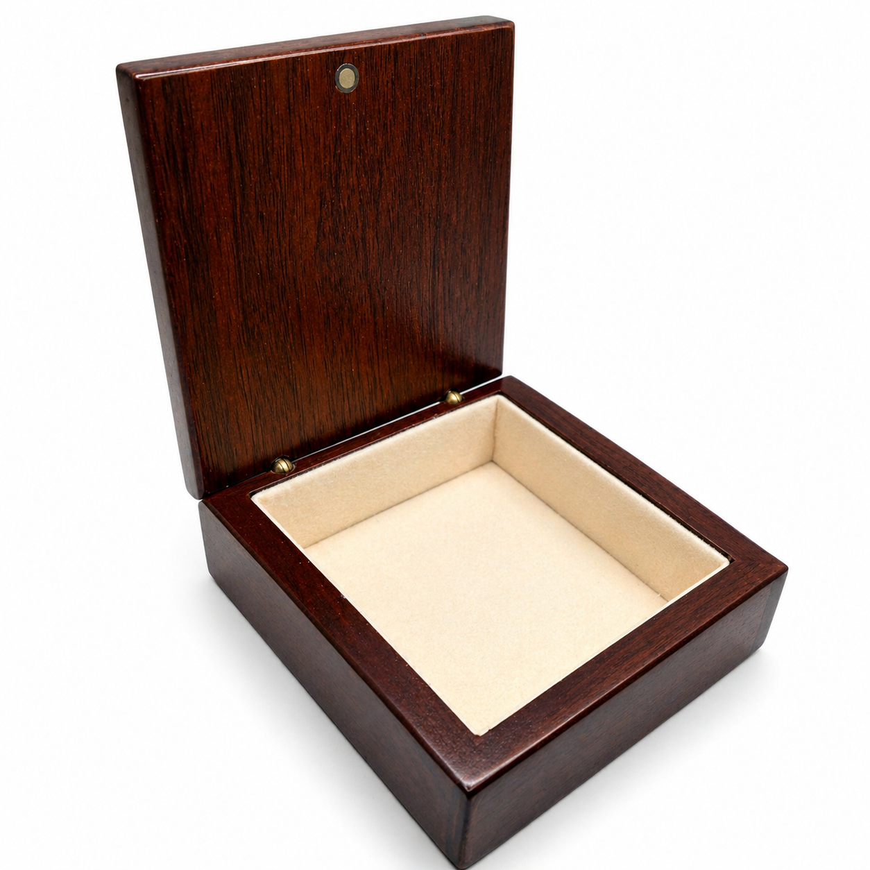 Baltic Amber Mosaic Jewelry Box | Solid Wood Keepsake Box | Honey & Butterscotch Ombre Amber Lid | Handmade Amber Gift Box | Magnetic Closure