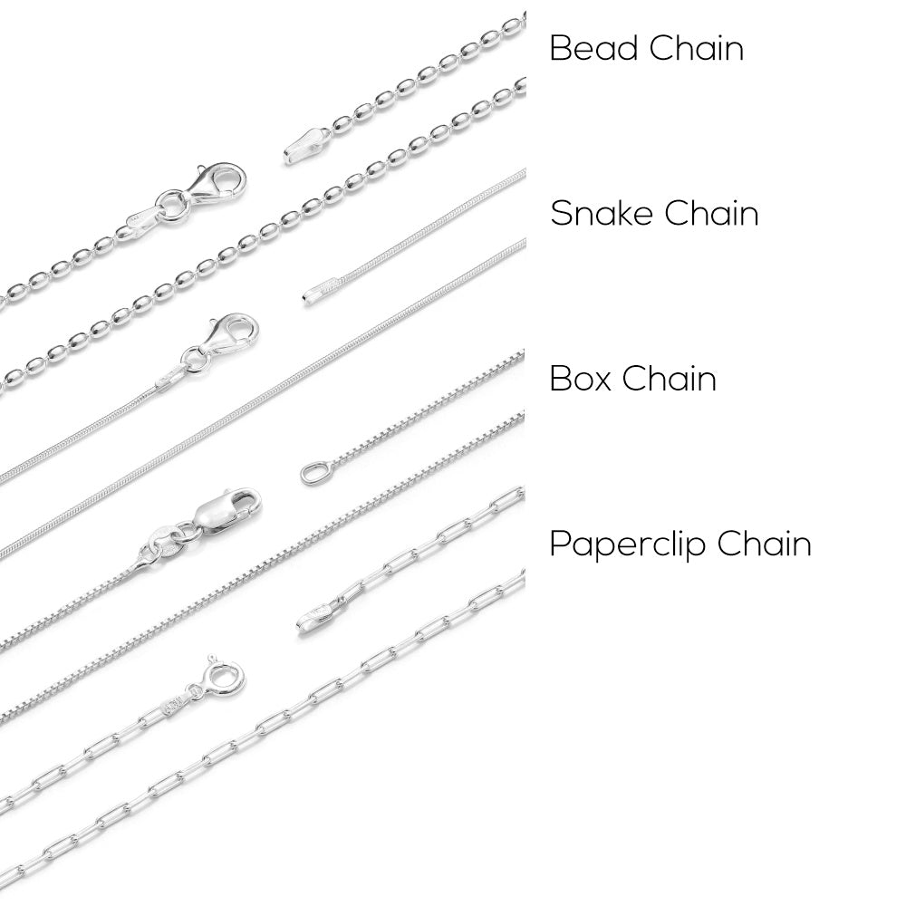 sterling silver chain option