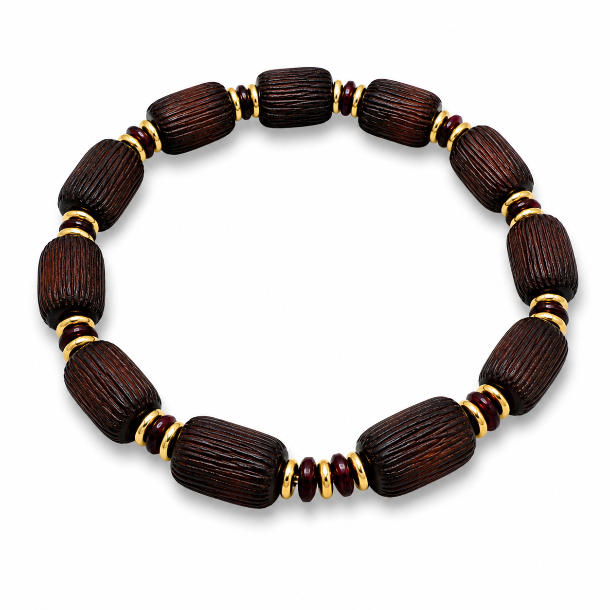 Extremely Rare Handmade in Poland Baltic Amber Men’s Bracelet – Snakeskin Pattern, Two Designs Available