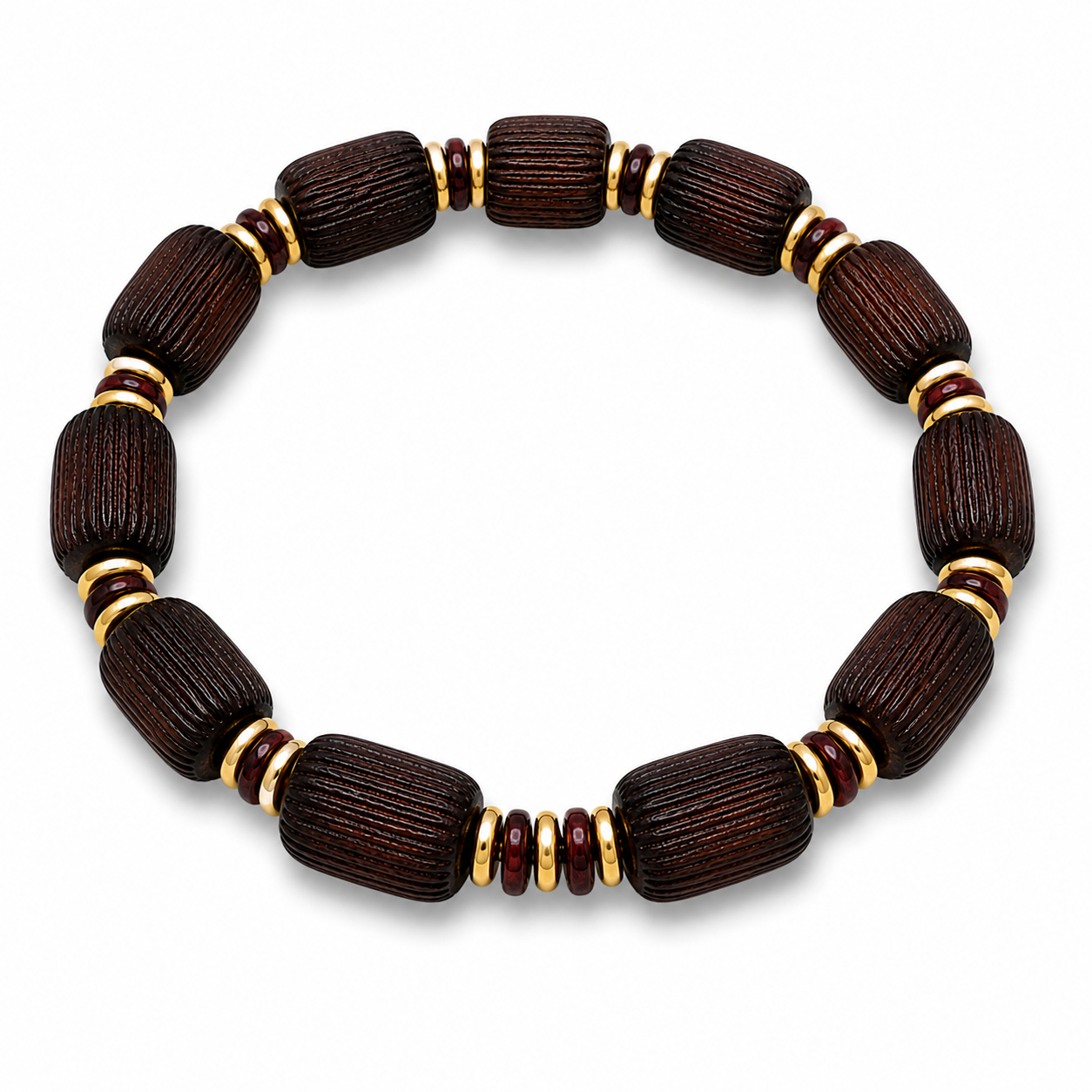 Extremely Rare Handmade in Poland Baltic Amber Men’s Bracelet – Snakeskin Pattern, Two Designs Available