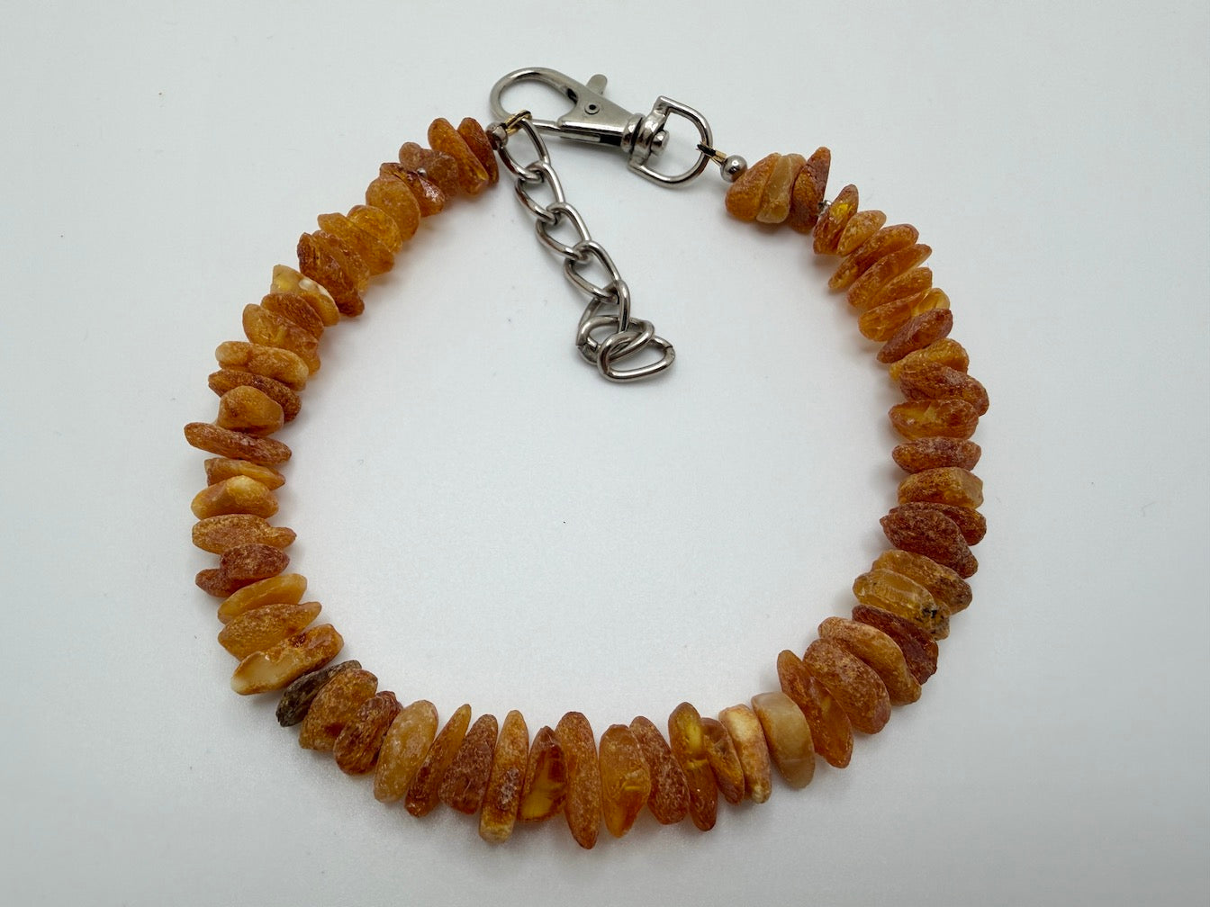Genuine Baltic Amber Natural Unpolished Dog Collar Necklace
