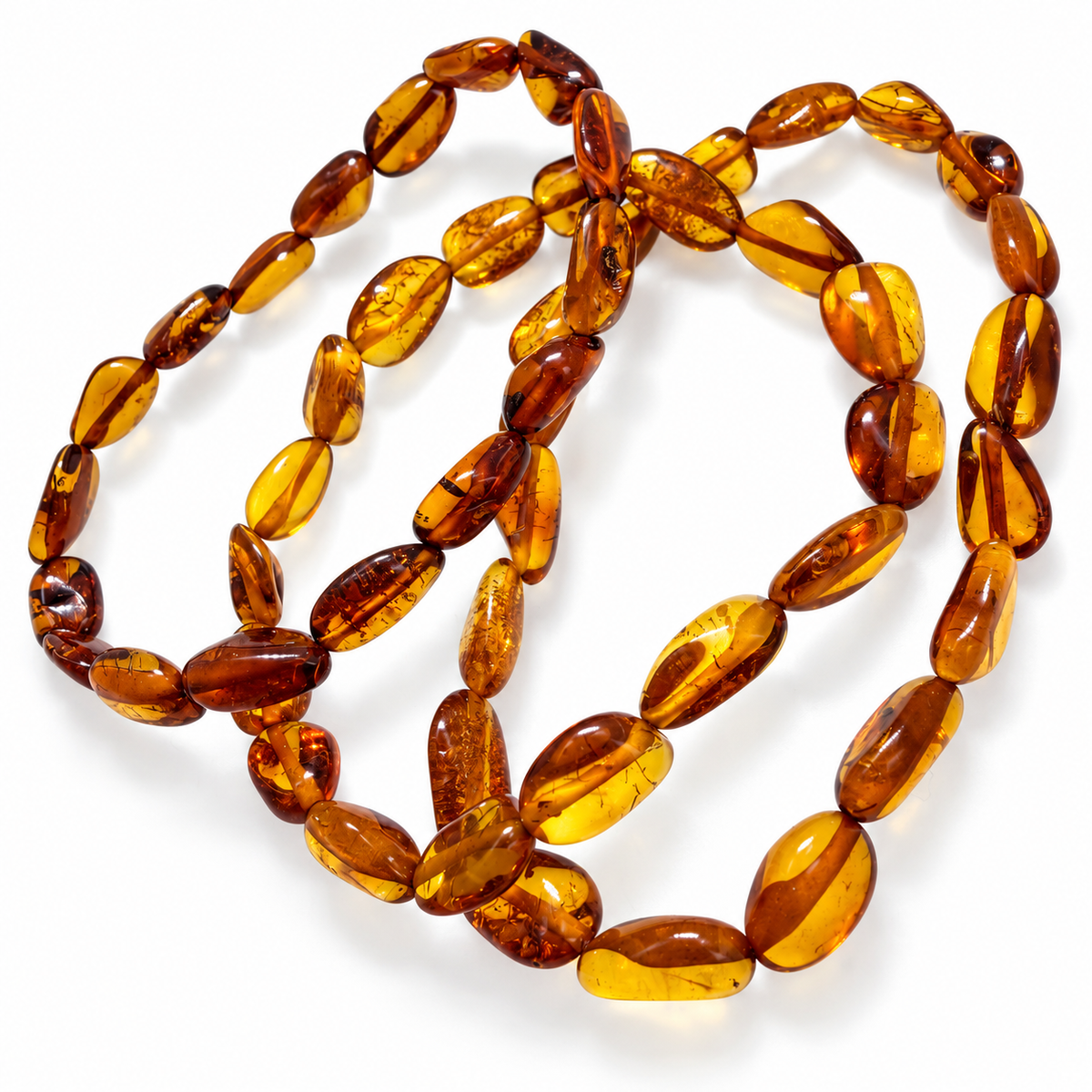 Genuine Baltic Amber Stretch Bracelet