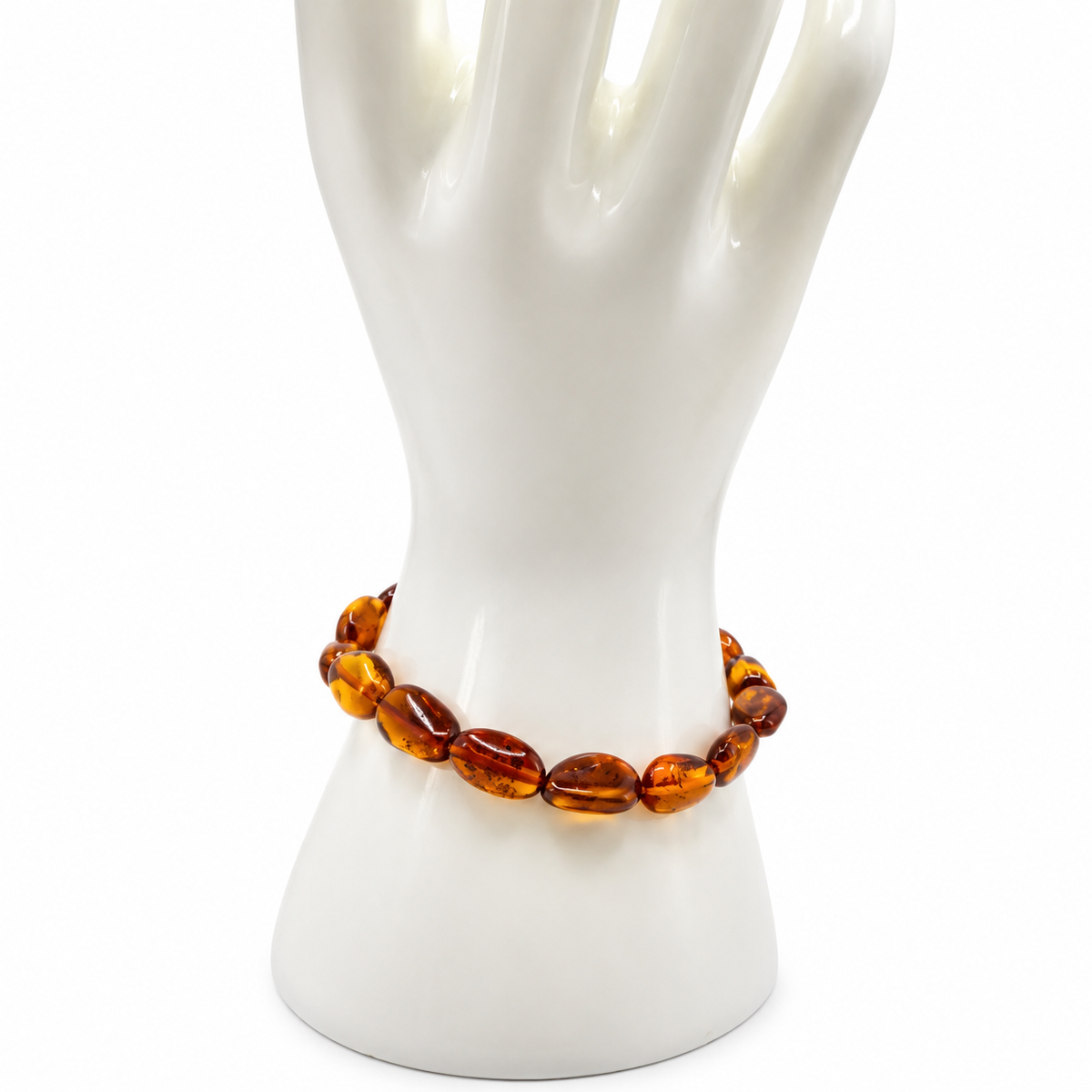 Genuine Baltic Amber Stretch Bracelet