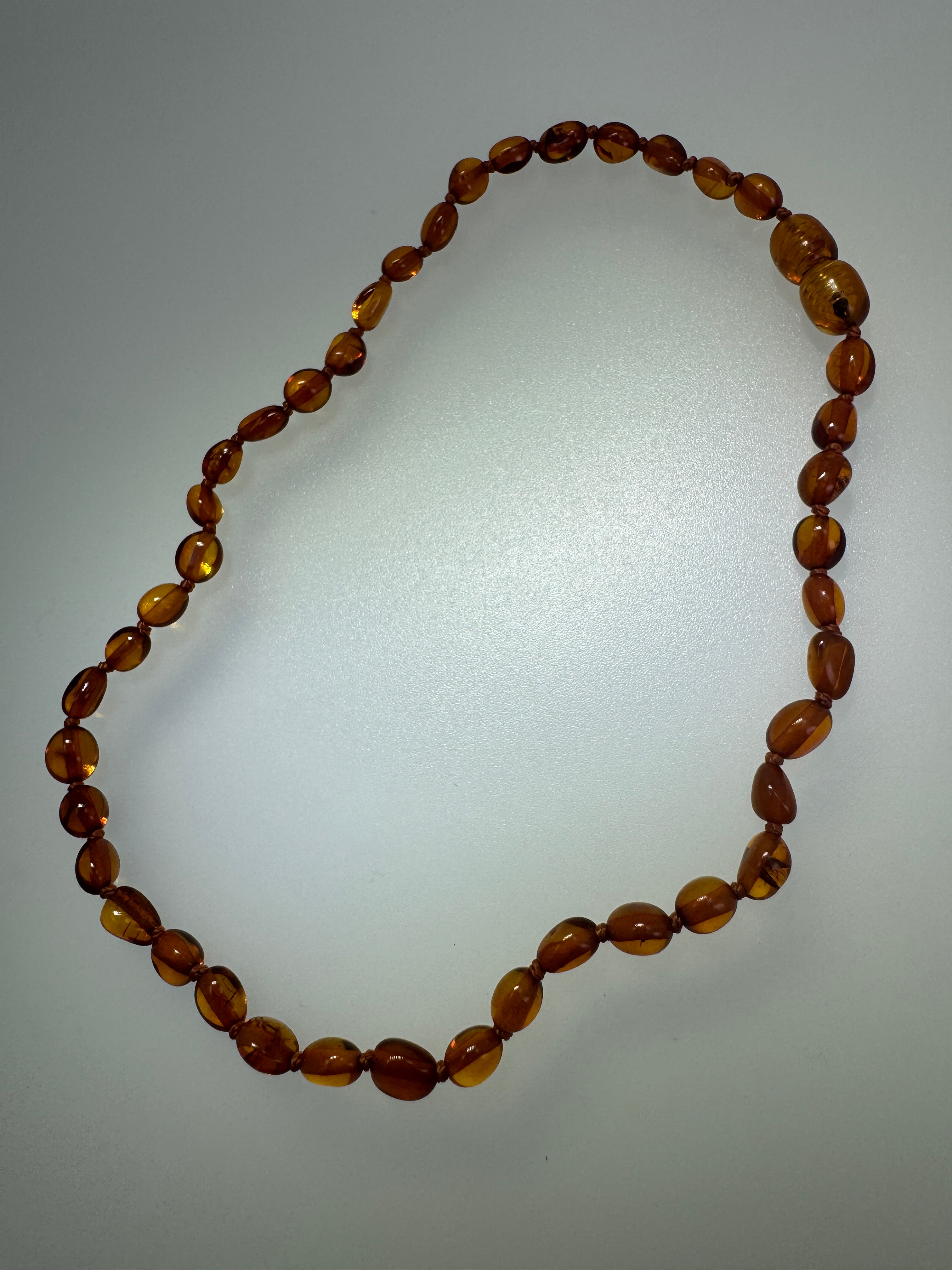 Genuine Baltic Amber Baby Teething Necklace – Cognac, Lemon, or Multicolor - Natural Pain Relief for Babies