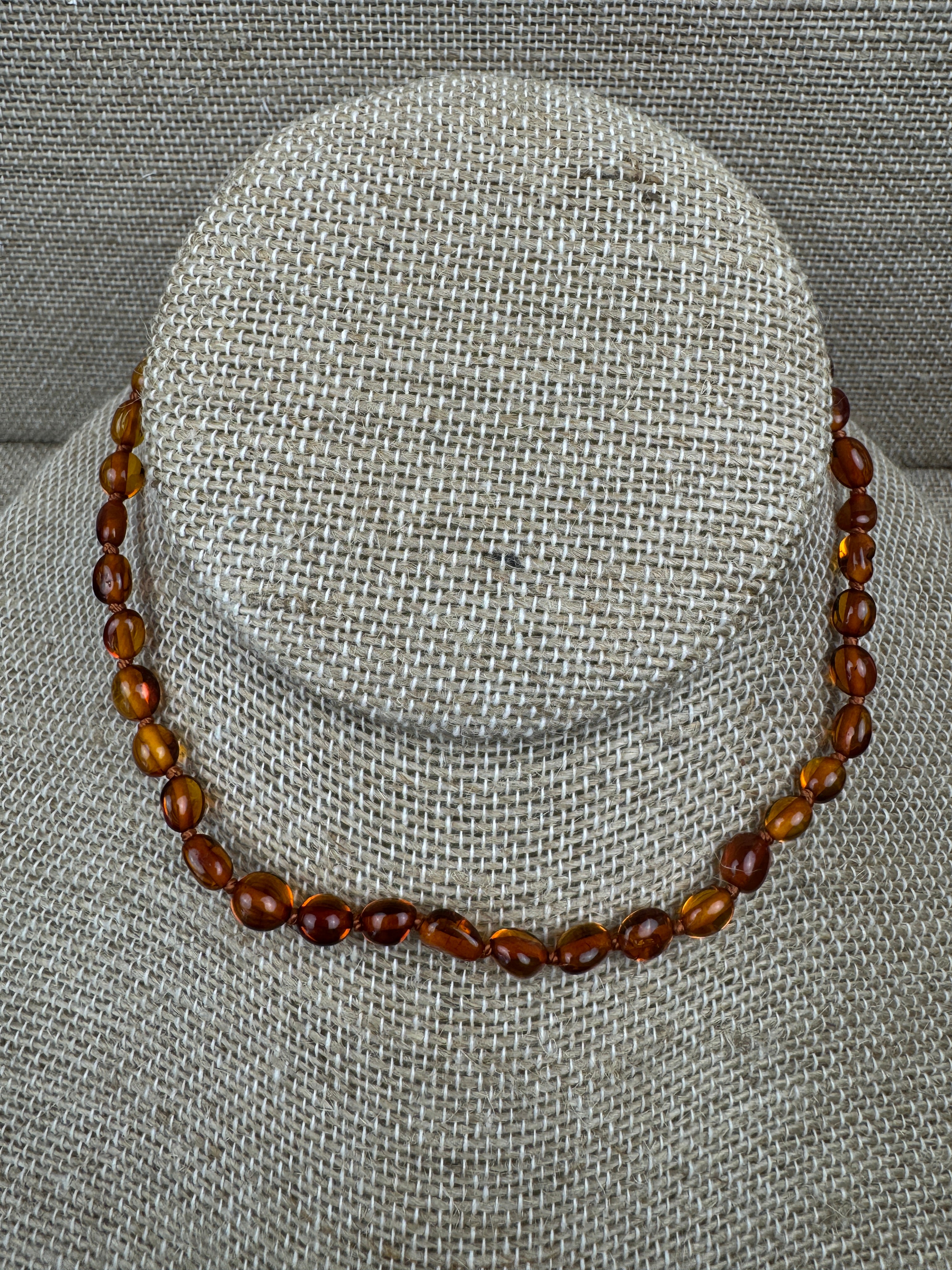 Genuine Baltic Amber Baby Teething Necklace – Cognac, Lemon, or Multicolor - Natural Pain Relief for Babies