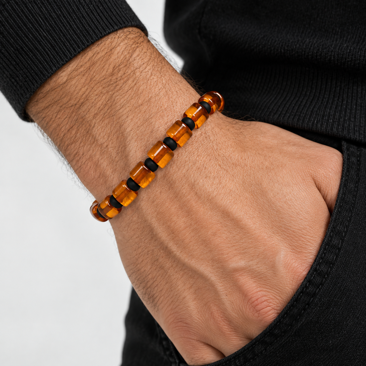 Men’s Baltic Amber Bracelet