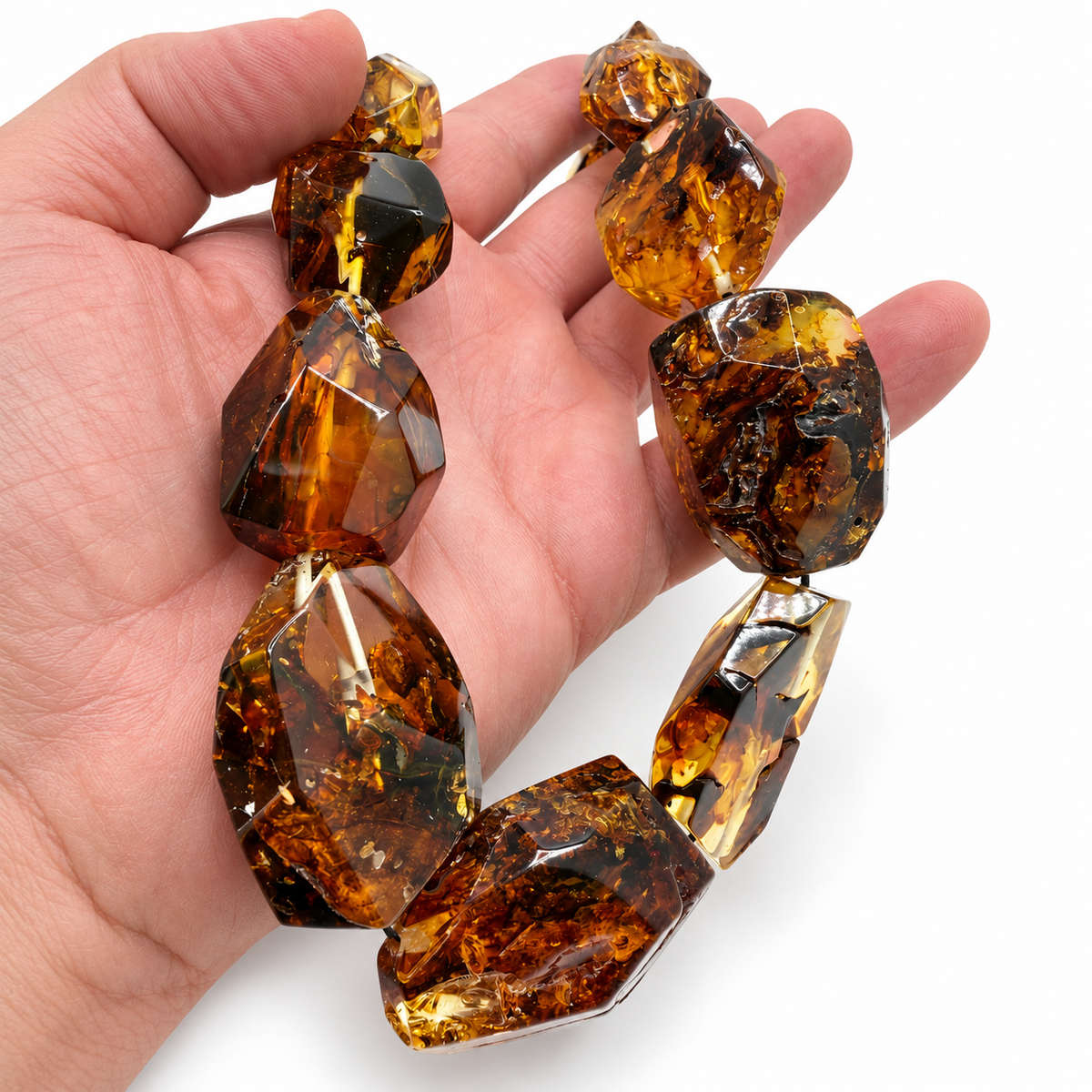 Museum Quality Baltic Amber Necklace & Matching Bracelet