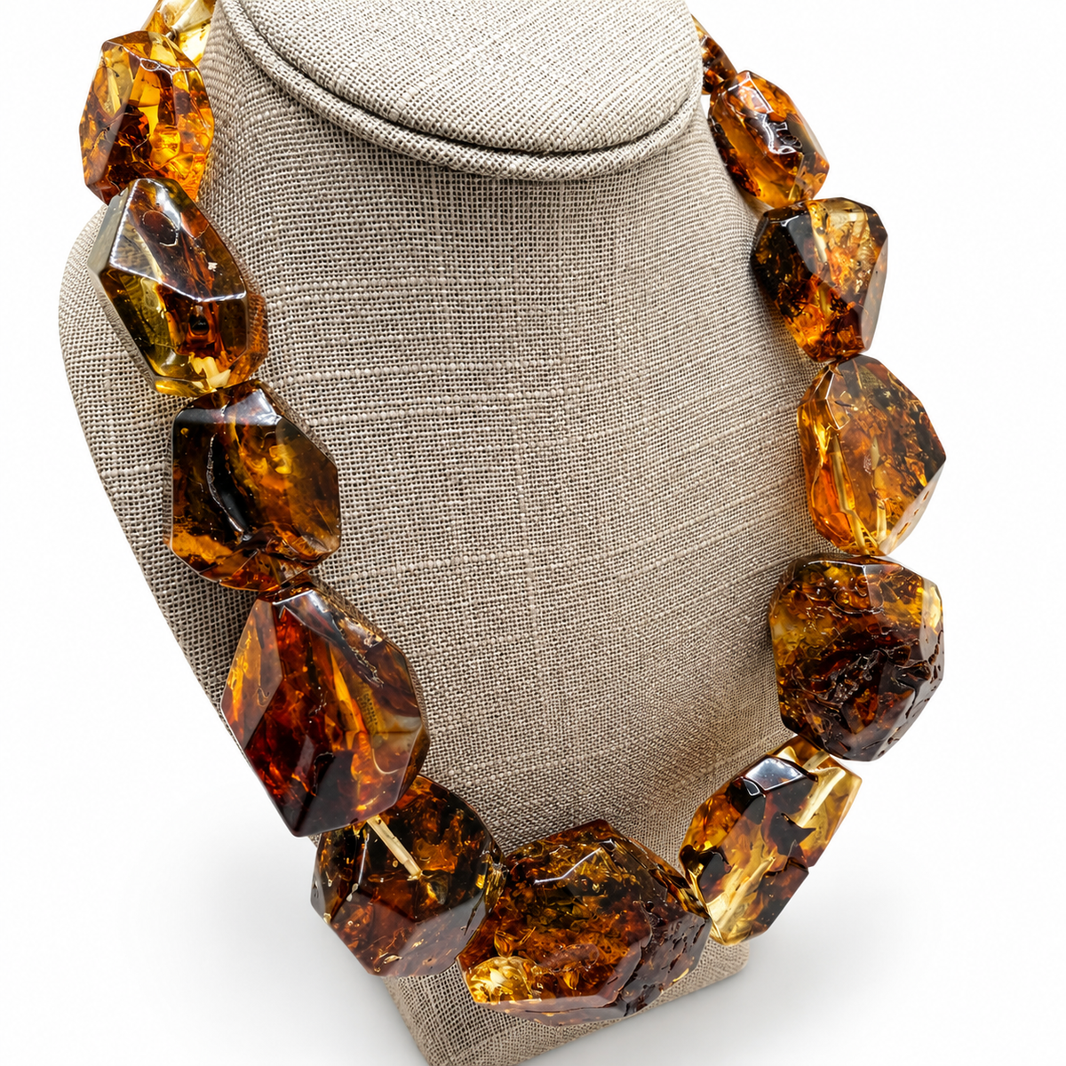 Museum Quality Baltic Amber Necklace & Matching Bracelet