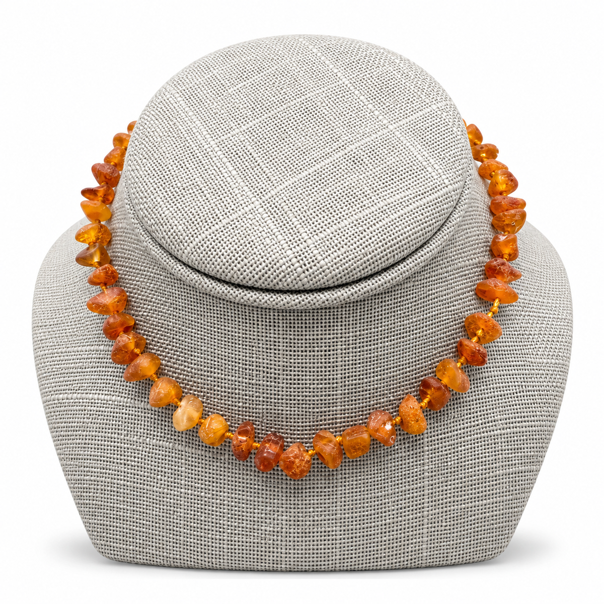 Natural Baltic Amber Baby Teething Necklace – Unpolished Amber Chips