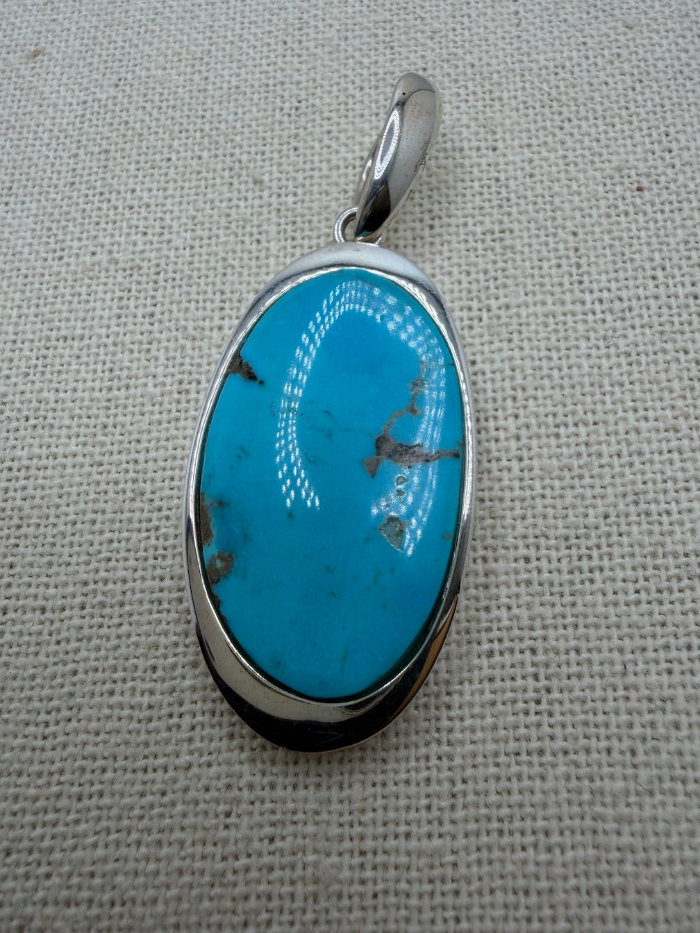 Natural Stone Statement Pendants in Sterling Silver | Turquoise, Agate, Amethyst & Labradorite | Handmade in Poland
