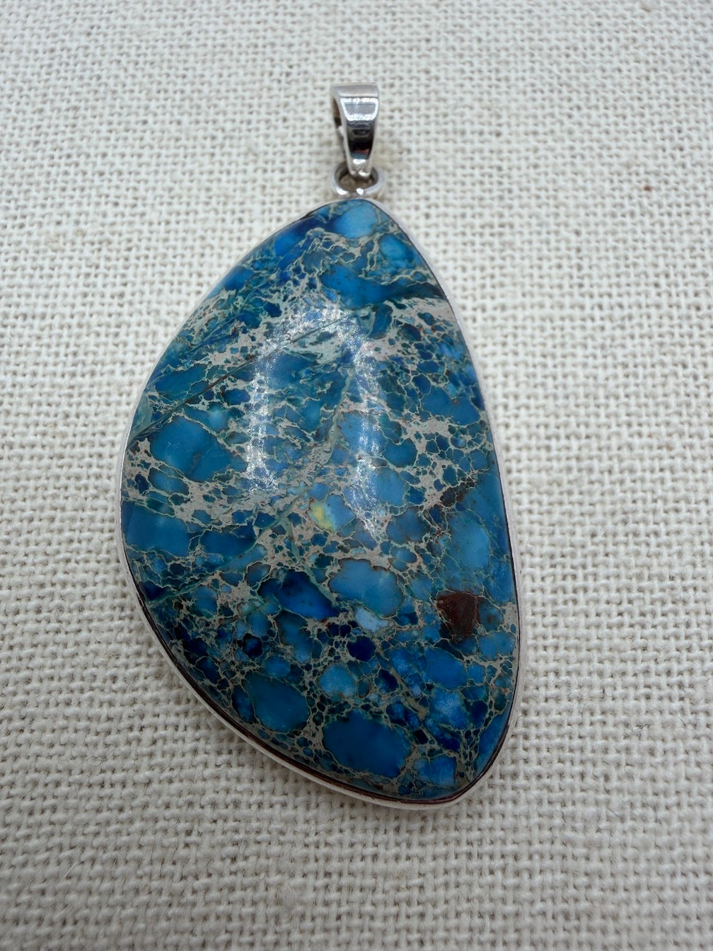 Natural Stone Statement Pendants in Sterling Silver | Turquoise, Agate, Amethyst & Labradorite | Handmade in Poland
