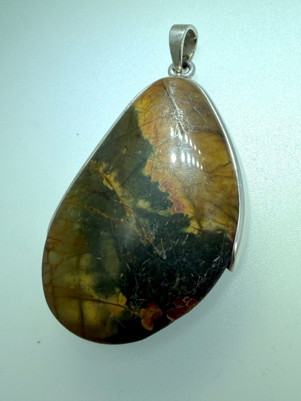 Natural Stone Statement Pendants in Sterling Silver | Turquoise, Agate, Amethyst & Labradorite | Handmade in Poland