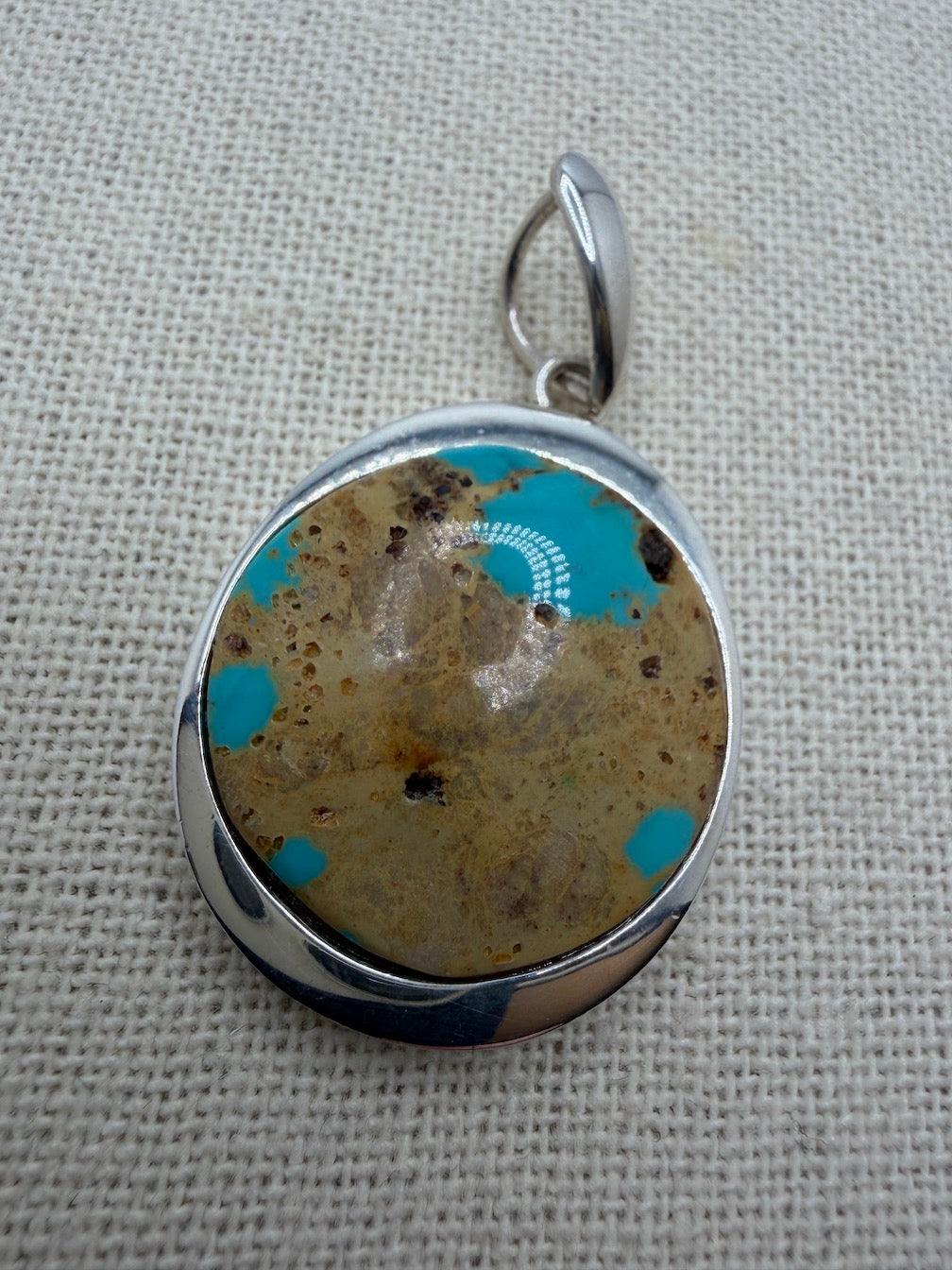 Natural Stone Statement Pendants in Sterling Silver | Turquoise, Agate, Amethyst & Labradorite | Handmade in Poland