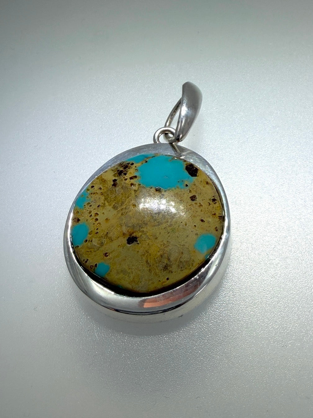Natural Stone Statement Pendants in Sterling Silver | Turquoise, Agate, Amethyst & Labradorite | Handmade in Poland
