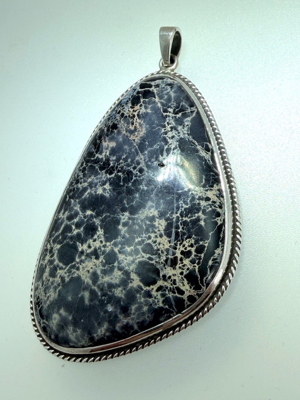 Natural Stone Statement Pendants in Sterling Silver | Turquoise, Agate, Amethyst & Labradorite | Handmade in Poland