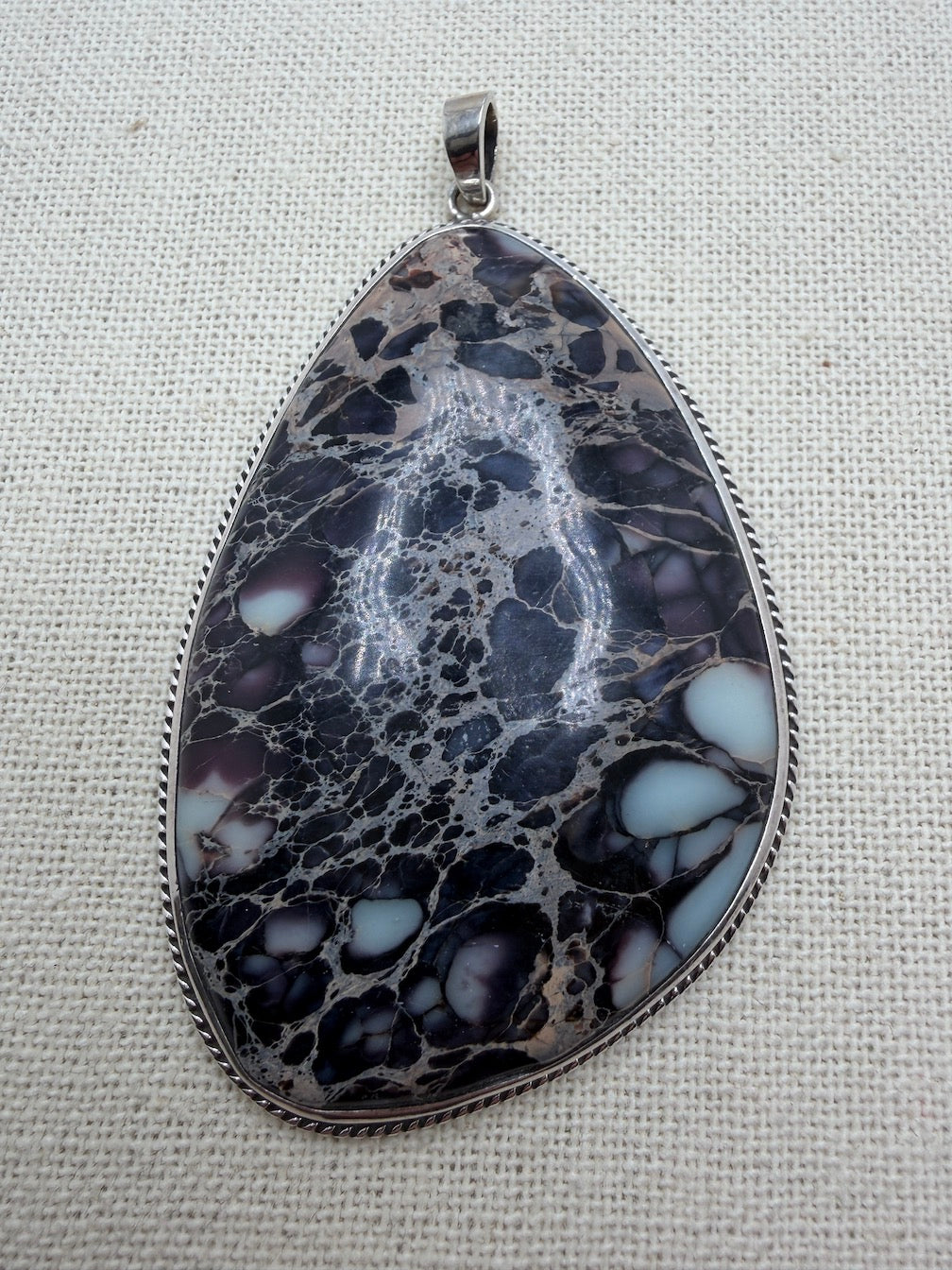 Natural Stone Statement Pendants in Sterling Silver | Turquoise, Agate, Amethyst & Labradorite | Handmade in Poland