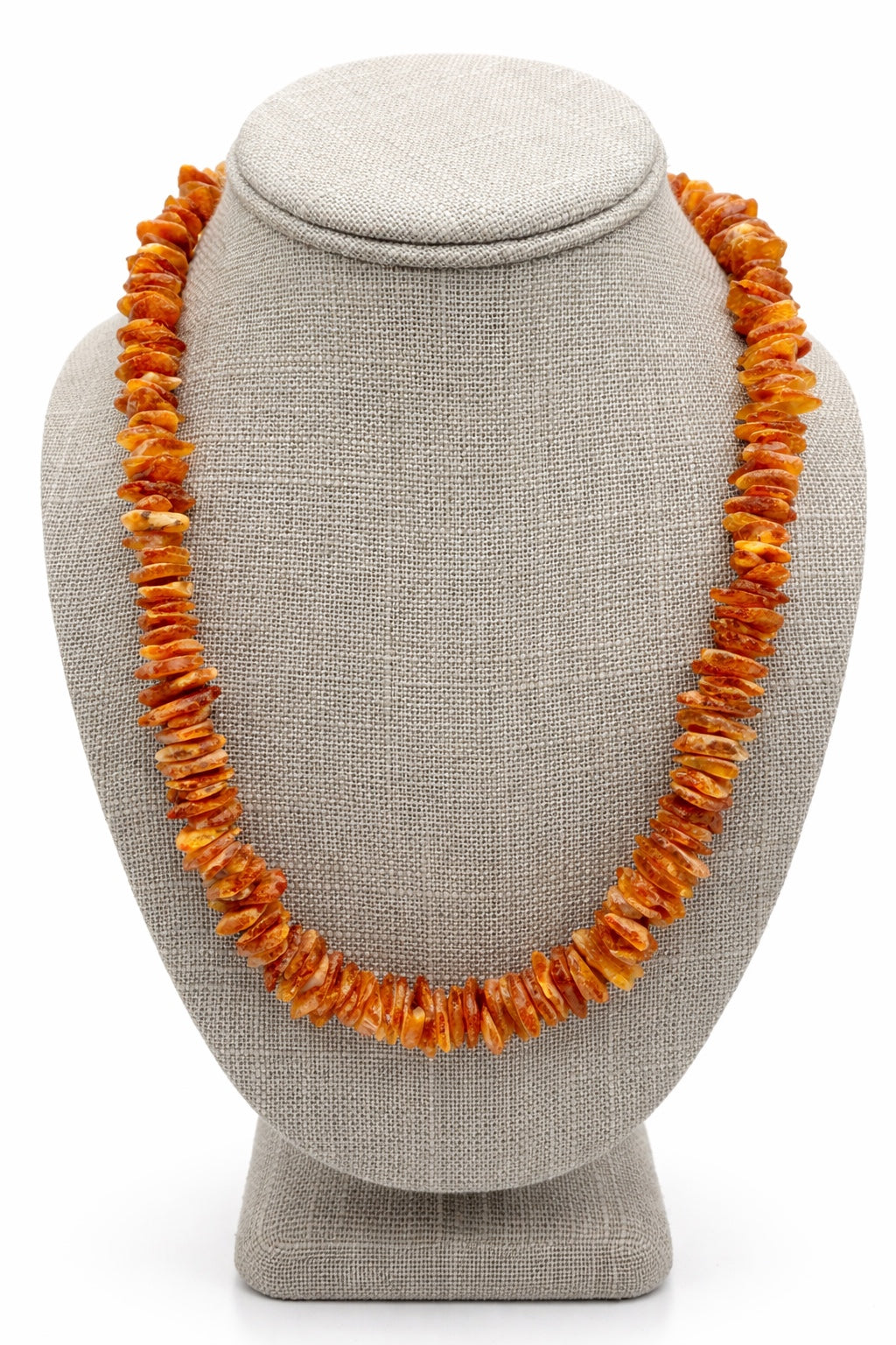 Genuine Baltic Amber Necklace – Natural Unpolished Amber Chips – Honey, Butter & Yellow Tones – Lightweight Therapeutic Jewelry – 21”