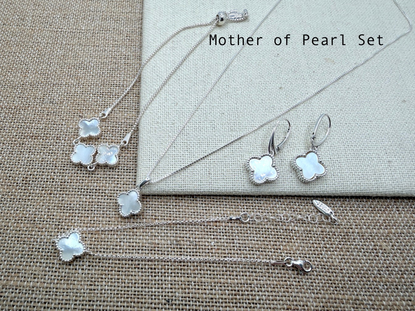 Handmade in Poland Sterling Silver Clover Jewelry