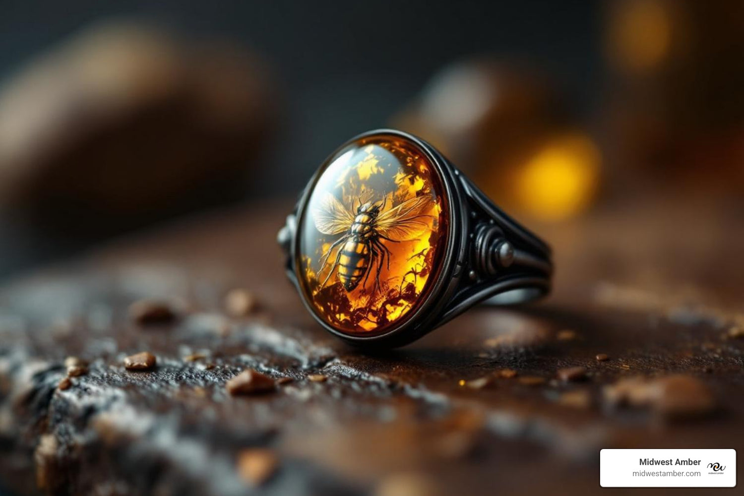 Fascinating Finds: Amber Jewelry for Men Featuring Ancient Inclusions