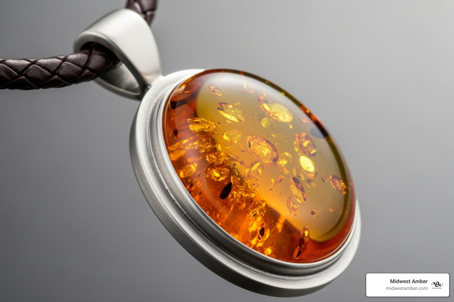 Unlock Your Style with Men's Amber Pendants