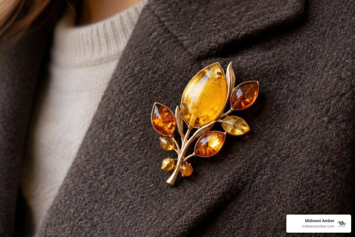 Polish Amber Brooch Collector's Fieldbook: Spotting Natural Baltic Craftsmanship
