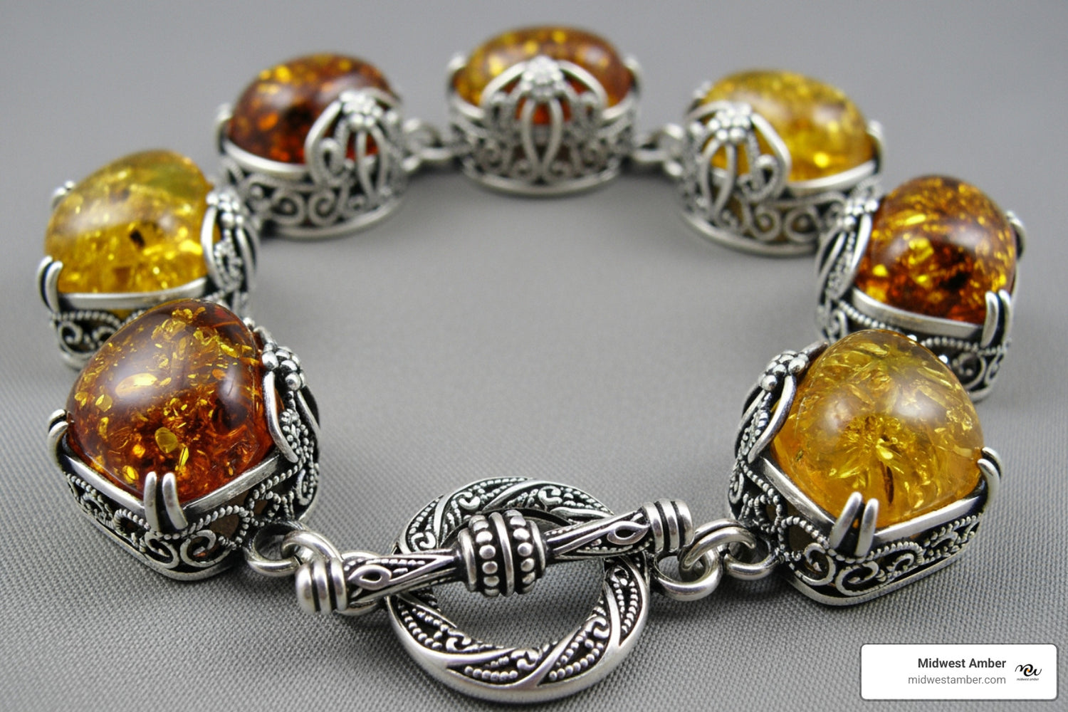 Your Dazzling Guide to Amber Bracelets in Sterling Silver