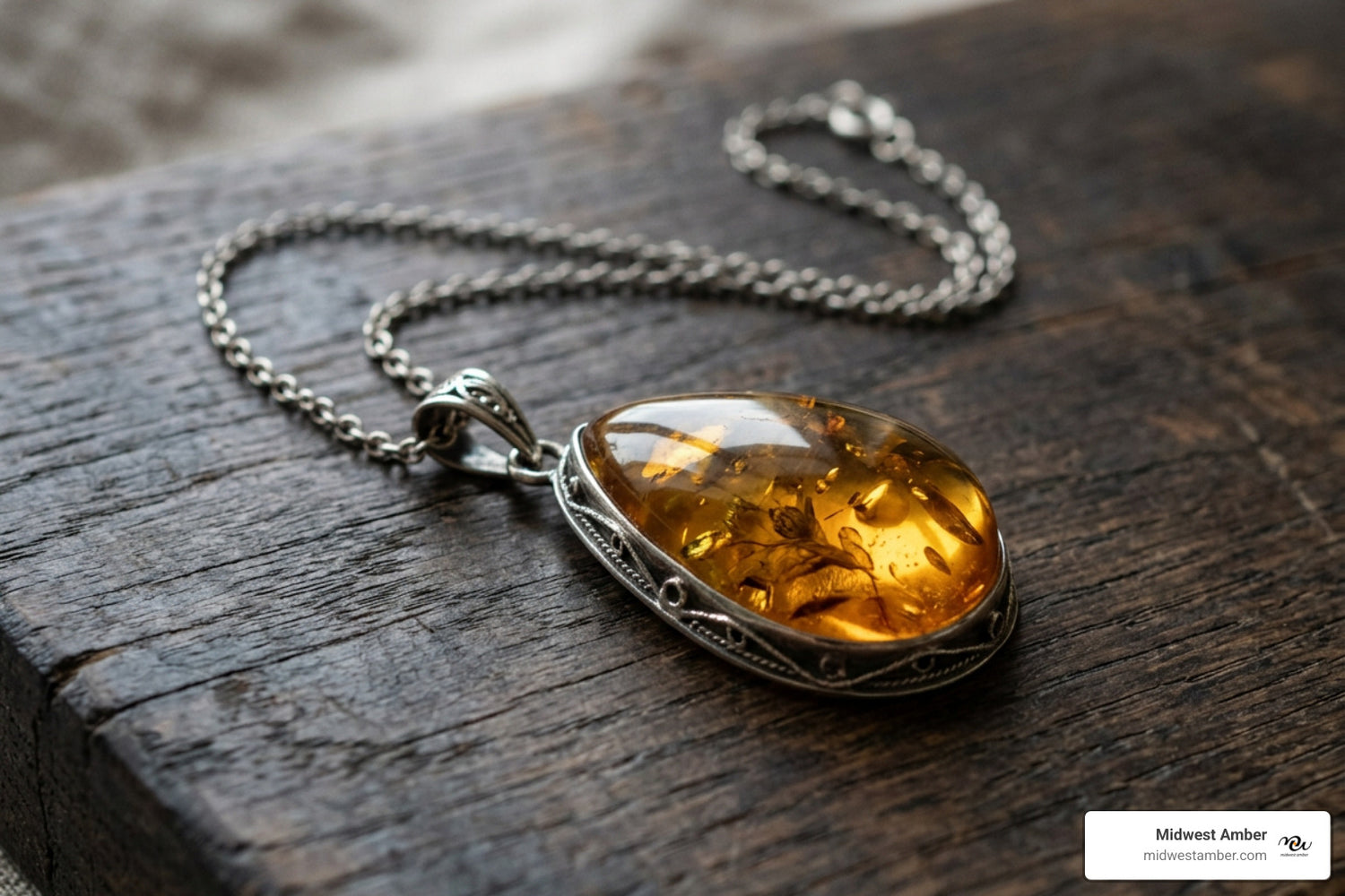 A Blast from the Past with Vintage Sterling Silver Amber Jewelry