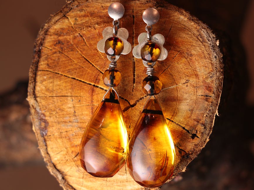 Discover Stunning Multicolor Amber Earrings