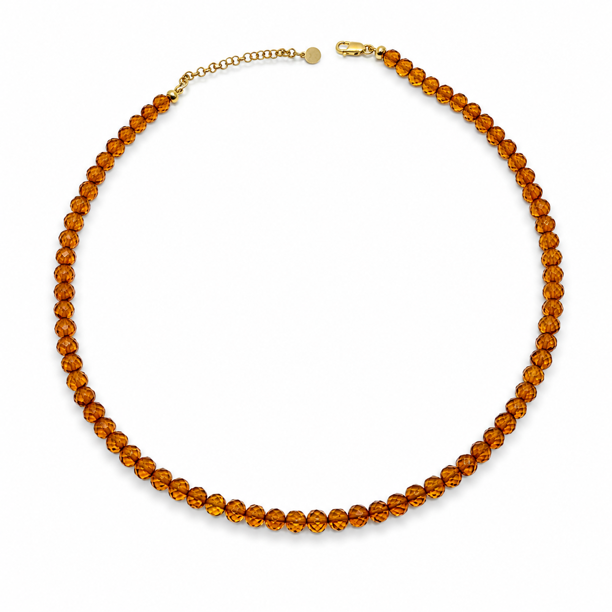 Handmade Genuine Baltic Amber Necklace – Faceted 6mm Baltic Amber Beads
