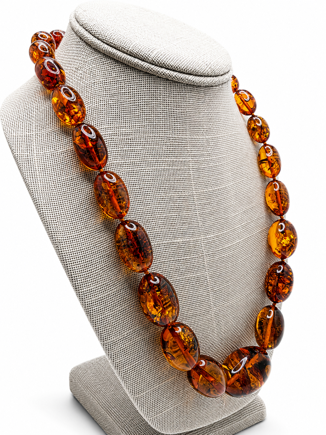 Genuine Baltic Amber Graduated Necklace