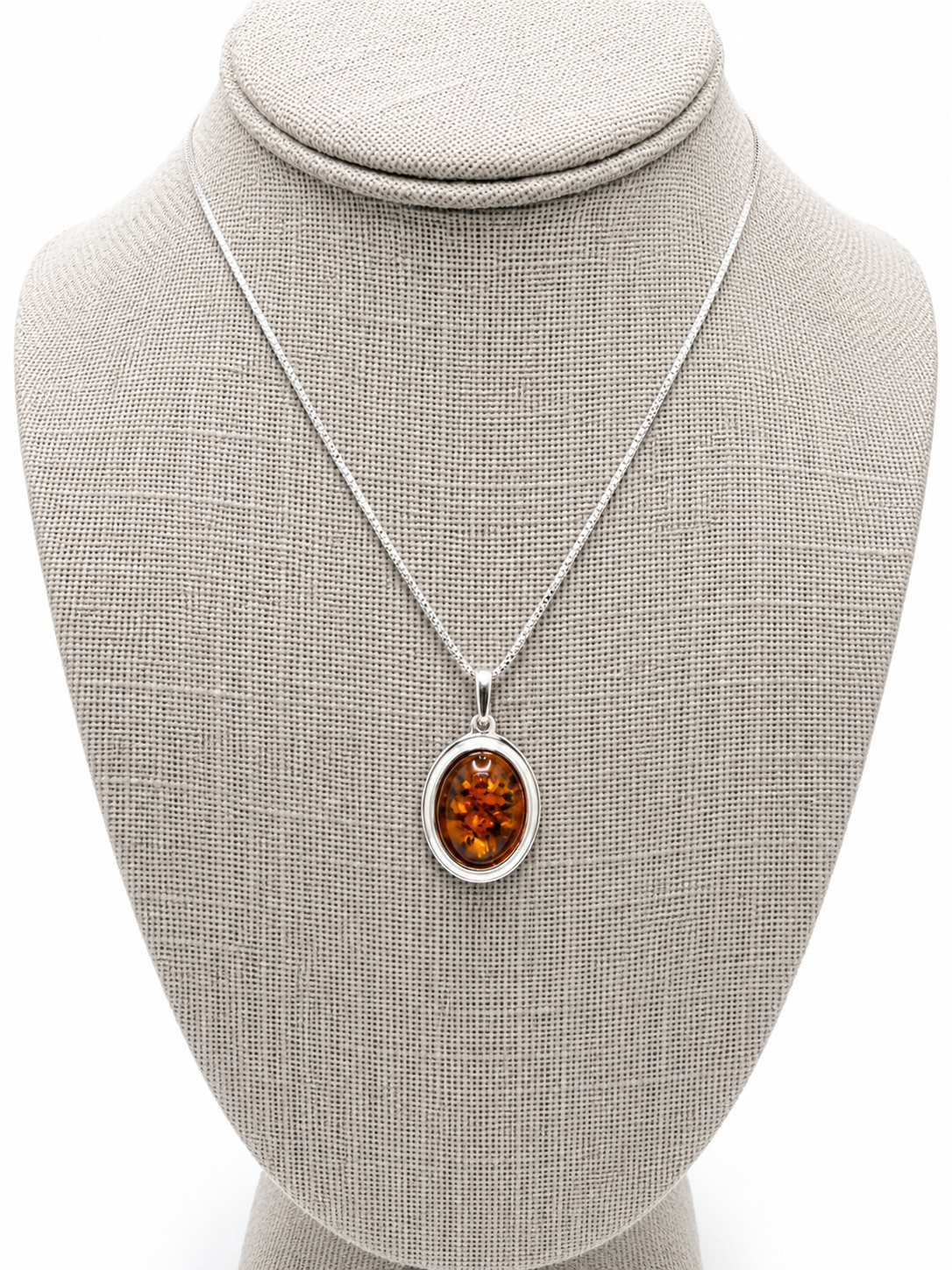 Honey Baltic Amber Sterling Silver Necklace and Leverback Earrings Jewelry Set