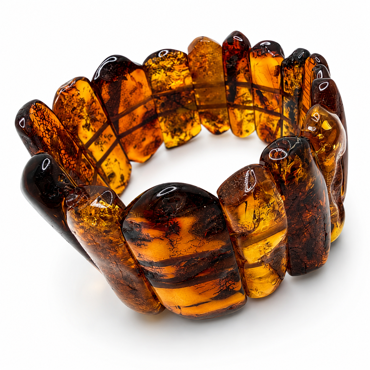 Baltic Amber Stretch Bracelet 