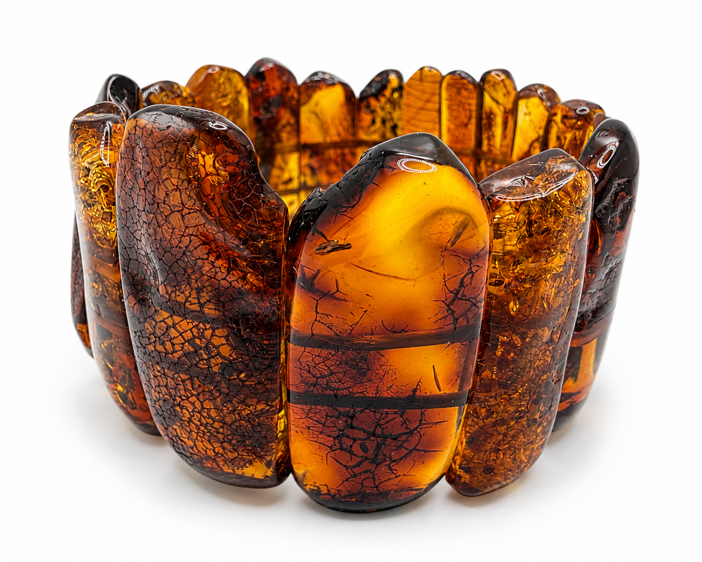 Baltic Amber Stretch Bracelet 