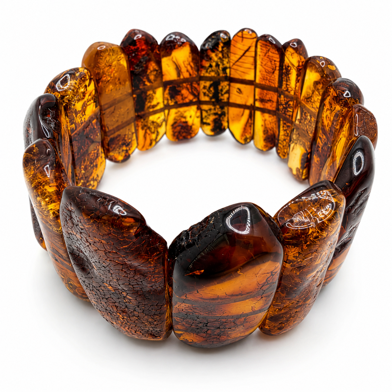 Baltic Amber Stretch Bracelet 