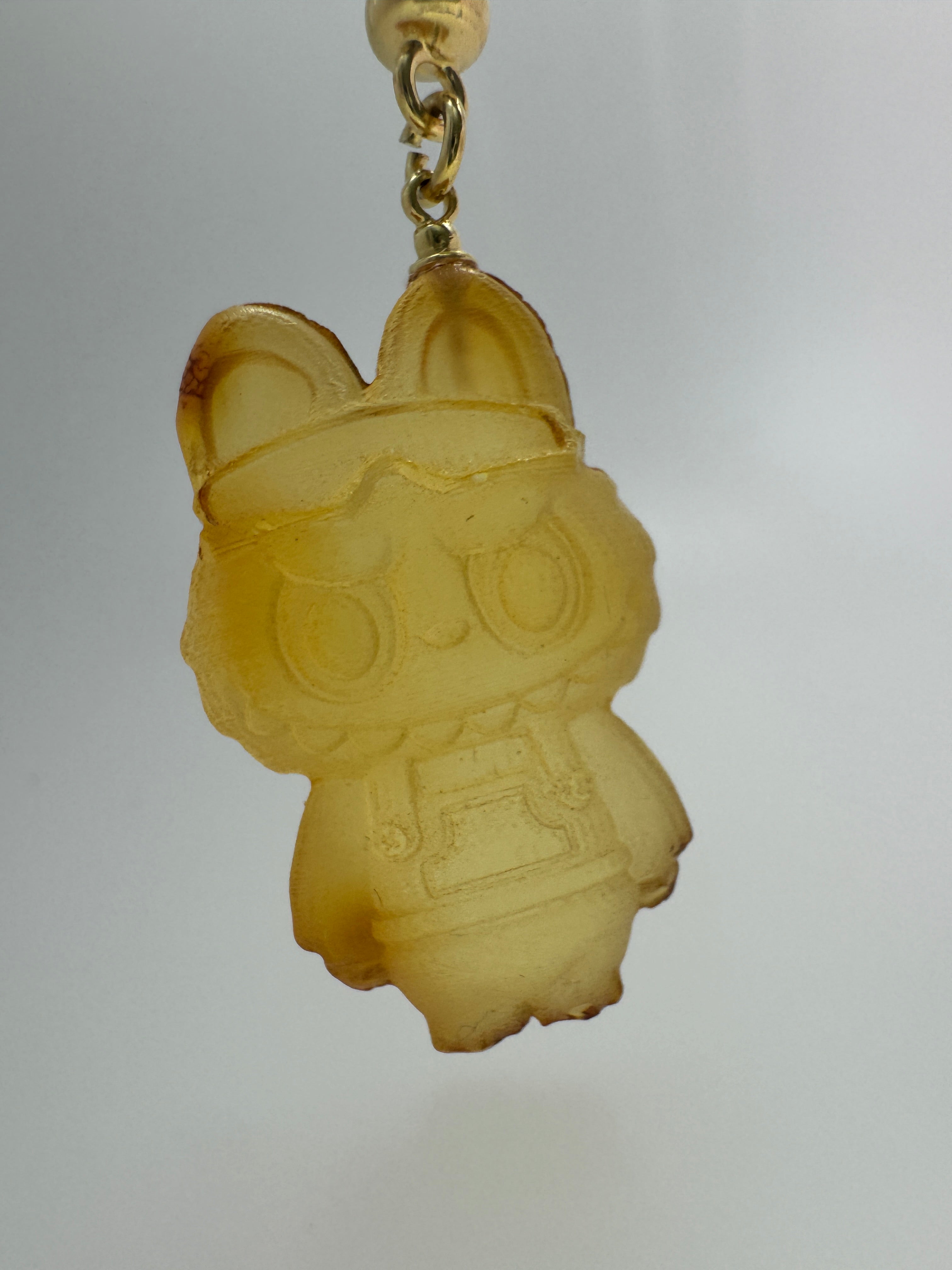 Baltic Amber “Labubu” Purse Charm