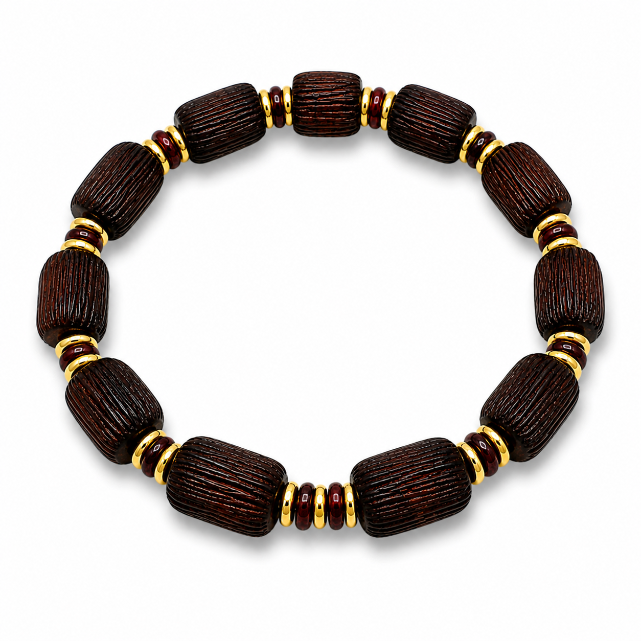 Extremely Rare Handmade in Poland Baltic Amber Men’s Bracelet – Snakeskin Pattern, Two Designs Available