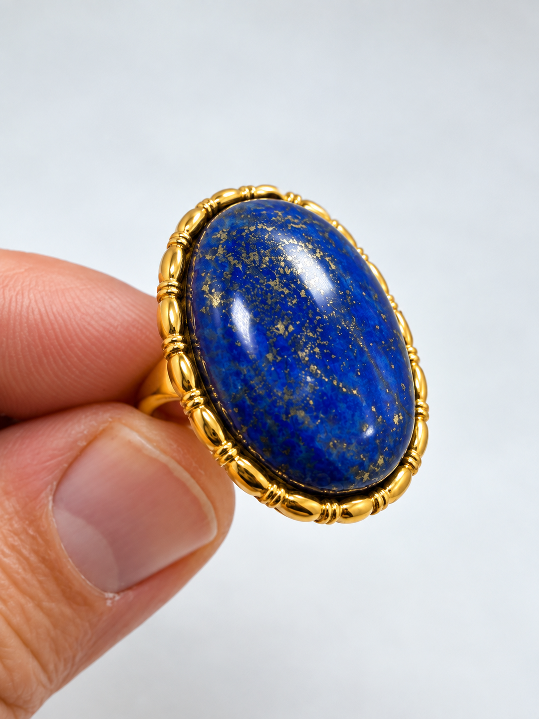 Genuine AAA Lapis Lazuli Ring