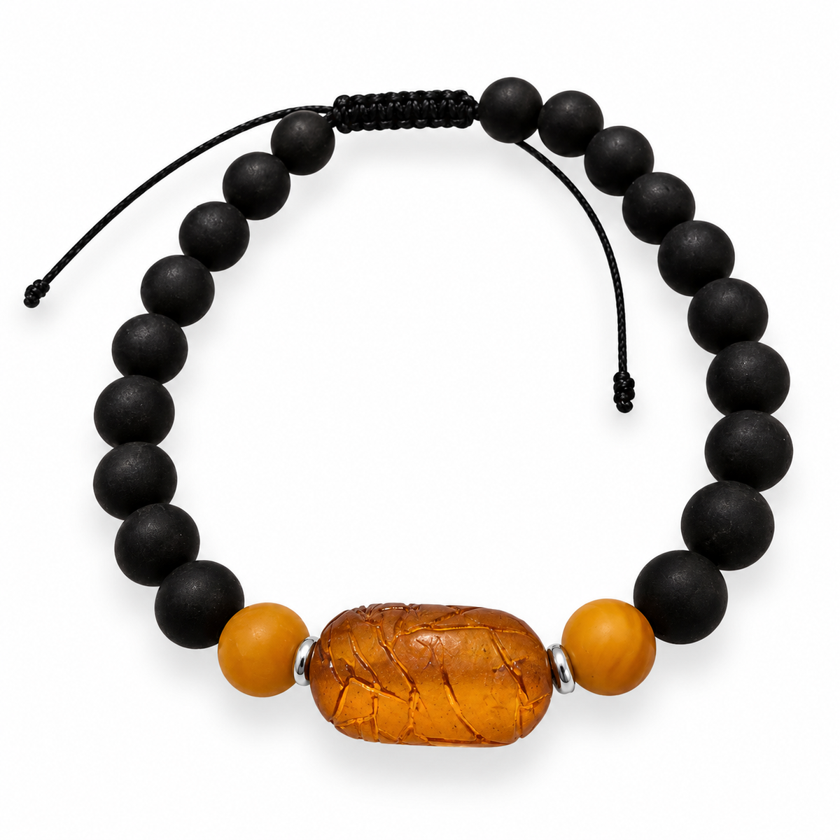 Genuine Baltic Amber Adjustable Bracelet