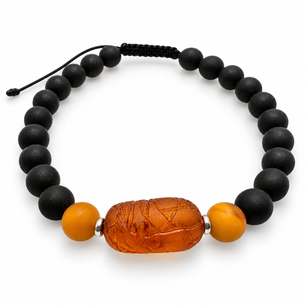 Genuine Baltic Amber Adjustable Bracelet