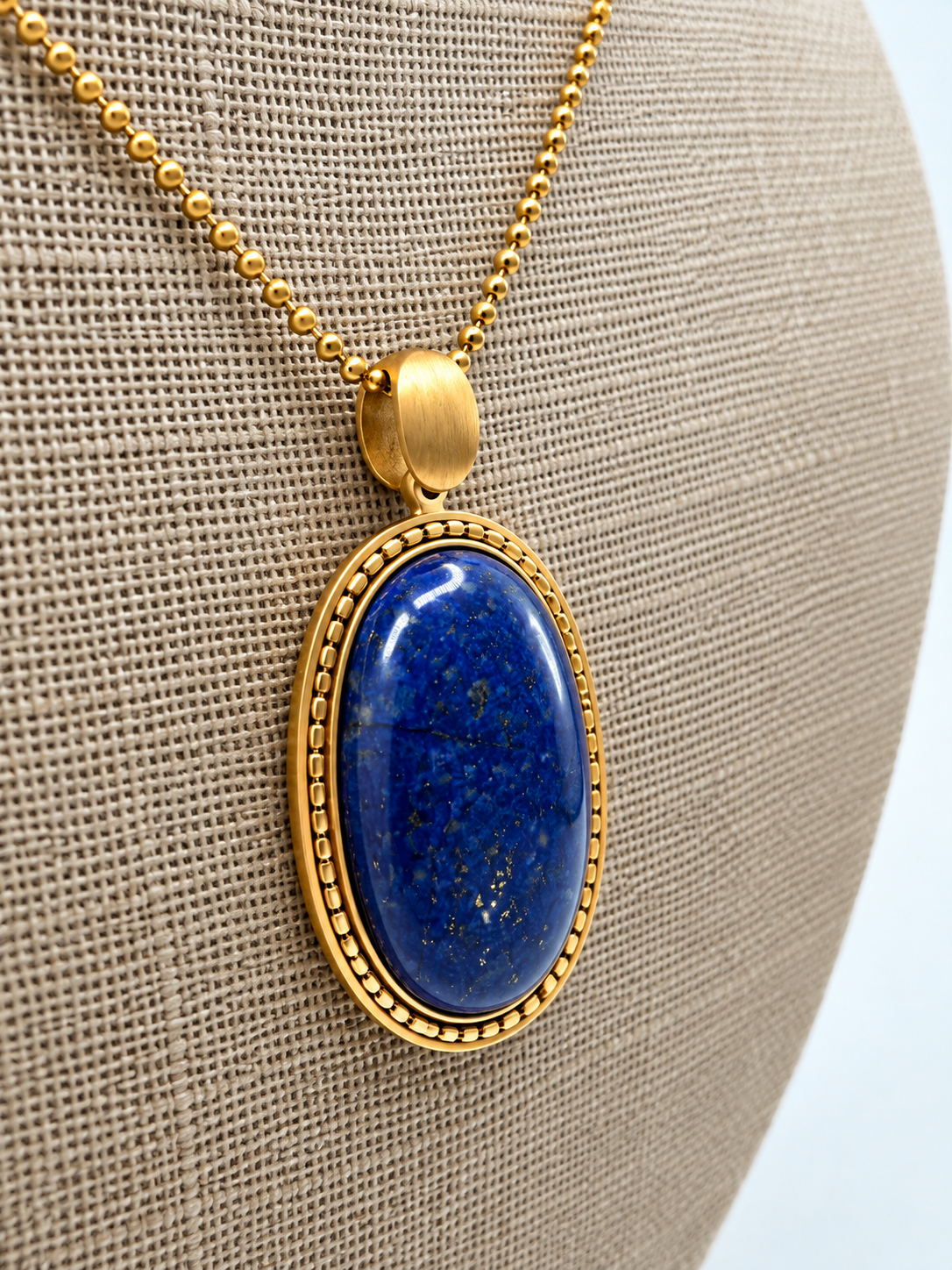 Genuine AAA Lapis Lazuli Pendant Necklace