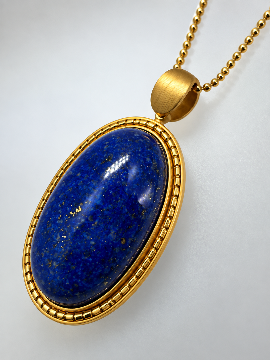Genuine AAA Lapis Lazuli Pendant Necklace