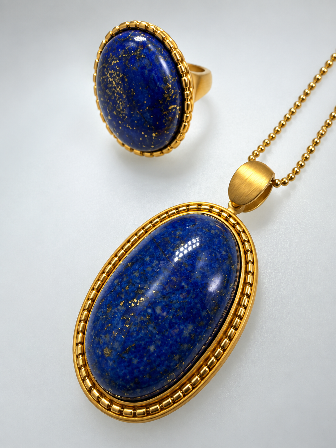 Genuine AAA Lapis Lazuli Pendant Necklace