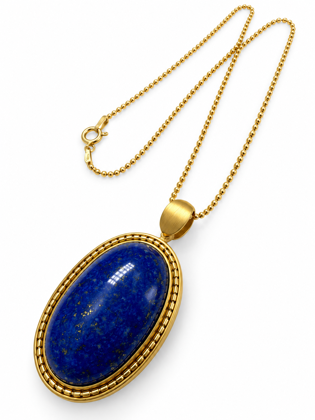 Genuine AAA Lapis Lazuli Pendant Necklace